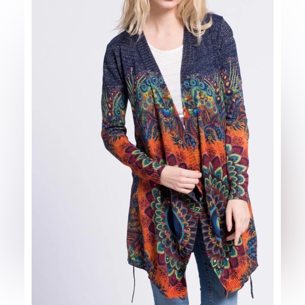 Desigual Granada Embellished Cardigan